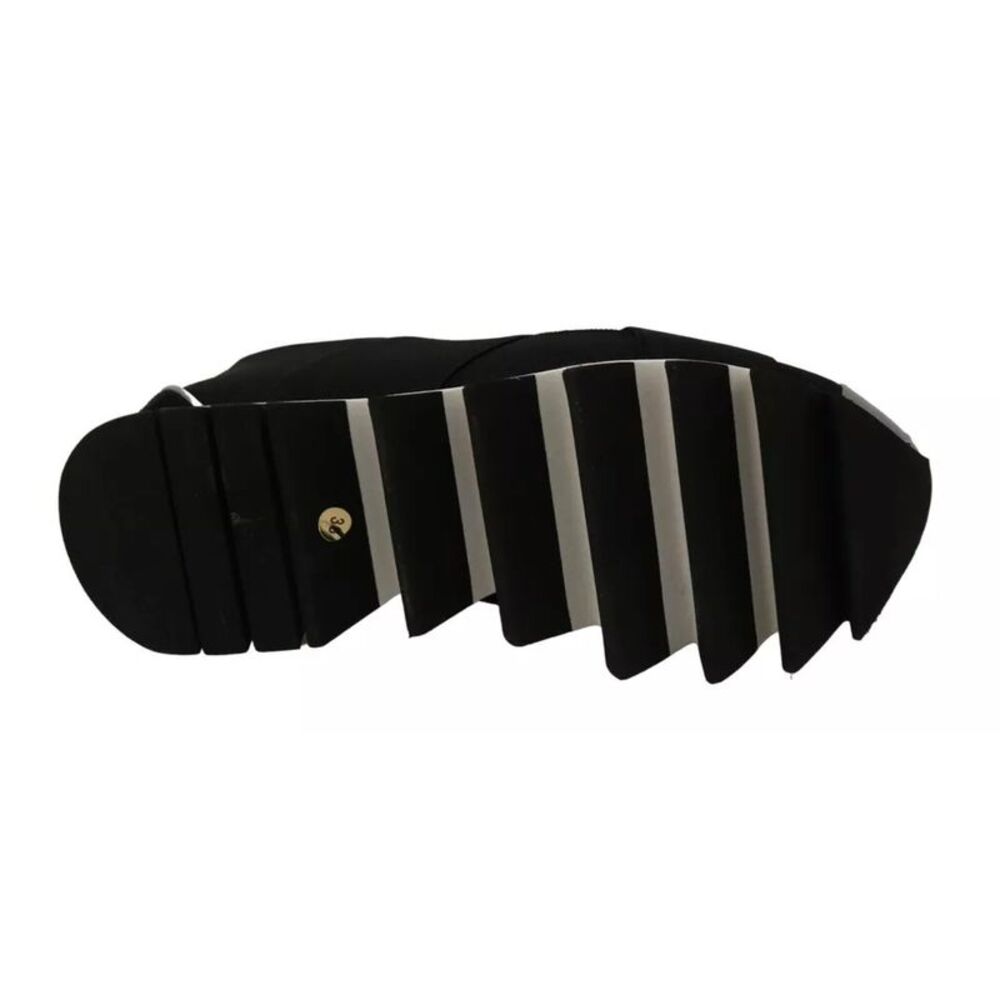 Dolce & Gabbana Black Shark Neoprene Stretch Sneakers Women's Shoes - Picture 6 of 6
